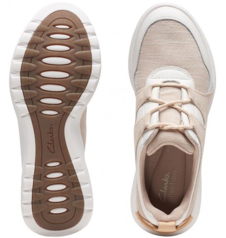 Clarks TEAGAN LACE 26165176 - Beige - TEAGANLACE$13