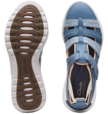 Clarks TEAGAN STEP 26166245 - Blue - TEAGANSTEP$04