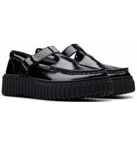 Clarks TORHILL BAR 26179103 - Vernis noir - TORHILLBAR$01C