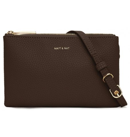 Matt & Nat TRIPLET VEGAN CROSSBODY BAG - Tan - TRIPLET$TAN