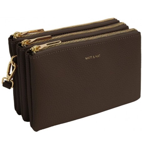 Matt & Nat TRIPLET VEGAN CROSSBODY BAG - Tan - TRIPLET$TAN