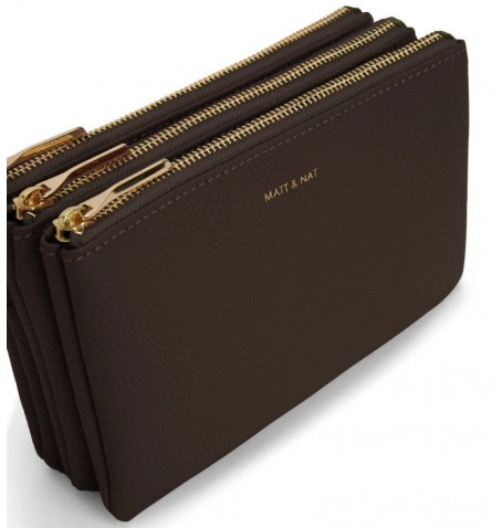 Matt & Nat TRIPLET VEGAN CROSSBODY BAG - Tan - TRIPLET$TAN