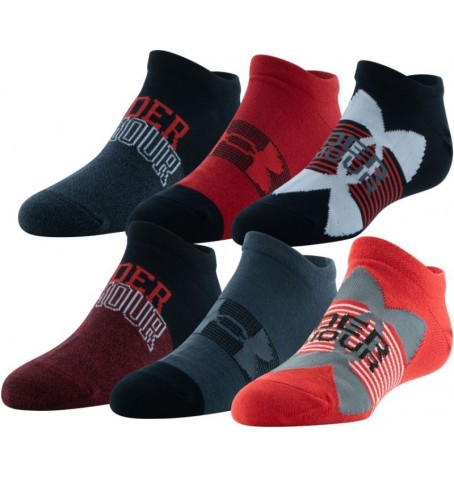 Under Armour ESSENTIAL LITE NO SHOW - Rouge - U280$974