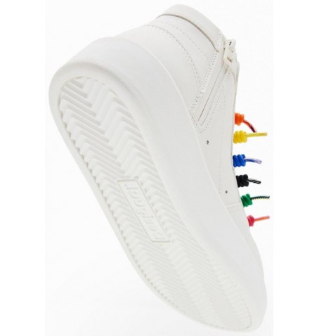 Desigual SHOES FANCY HIGH LACES 22WSKP03 - Blanc - 22WSKP03$14DE