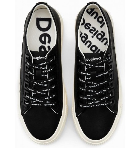 Desigual SHOES STREET HALF LOGO 22WSKP37 - Noir - 22WSKP37$02DE