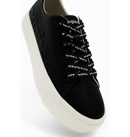 Desigual SHOES STREET HALF LOGO 22WSKP37 - Noir - 22WSKP37$02DE