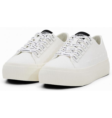 Desigual SHOES STREET HALF LOGO 22WSKP37 - Blanc - 22WSKP37$14DE