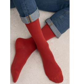 Bleu Forêt EGYPTIAN COTTON SOCKS - Red - 2732$PA4