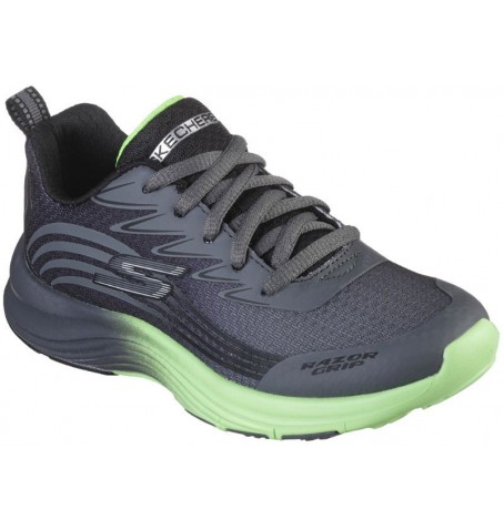 Skechers SONICTRON 405106L - Argent gris - 405106L$CCBK18S
