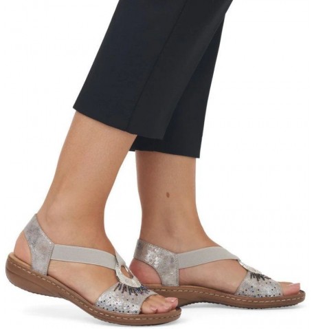Rieker 60880-90 - Argent gris - 60880$90.18R