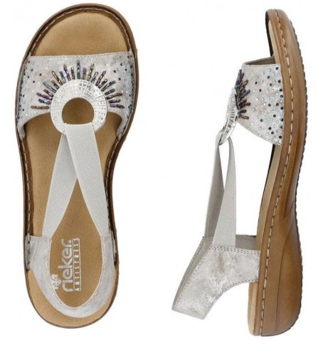 Rieker 60880-90 - Argent gris - 60880$90.18R