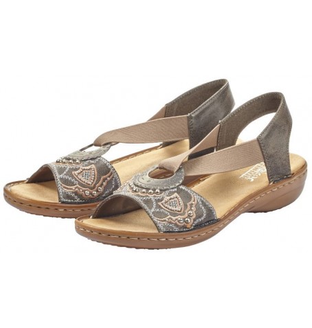 Rieker 608B9-45 - Métallique Doré - 608B9$45.17R
