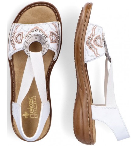 Rieker 608B9-80 - Blanc - 608B9$80.14R