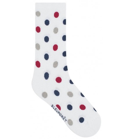 Bleu Forêt DOTS MICRO-MODAL & CACHEMIRE SOCKS - White - 6260$DD7