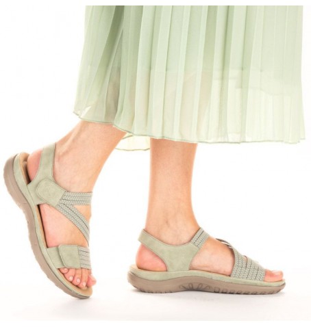 Rieker 64870-52 - Green khaki - 64870$52.11R