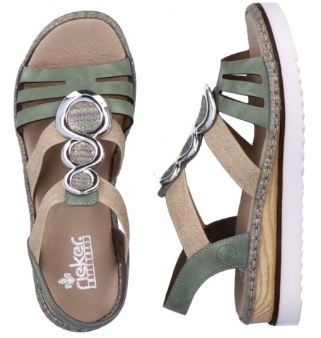 Rieker 679L4-52 - Green khaki - 679L4$52.11R