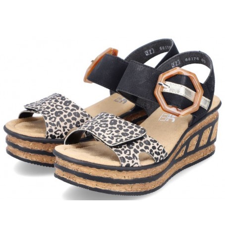 Rieker 68176-00 - Black - 68176$00.02R