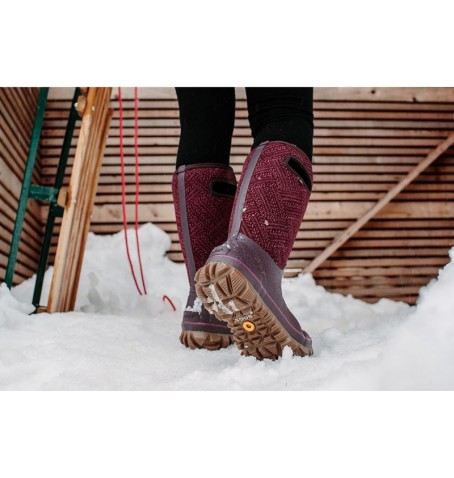 Bogs WHITEOUT FLCK 72244 - Burgundy - 72244$511.06BG