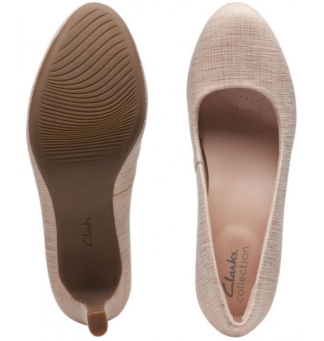 Clarks AMBYR JOY 26170520 - Metallic Gold - AMBYRJOY$17C