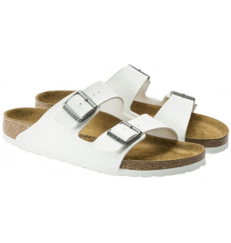 Birkenstock ARIZONA 0552683 NARROW WIDTH - White - ARIZONA$F.14BIR