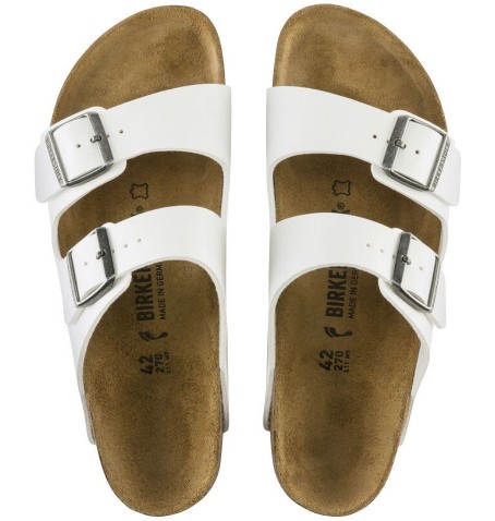 Birkenstock ARIZONA 0552683 NARROW WIDTH - White - ARIZONA$F.14BIR