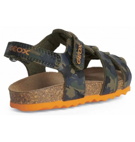 Geox S.CHALKI B.B B252QB - Green khaki - B252QB$0623B11G