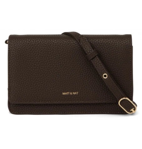 Matt & Nat BEE VEGAN CROSSBODY BAG - Brun - BEE$TRUFFLE