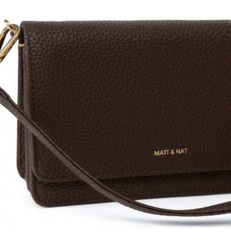 Matt & Nat BEE VEGAN CROSSBODY BAG - Brown - BEE$TRUFFLE