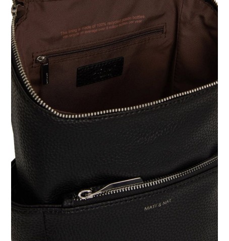 Matt & Nat BRAVESM SMALL VEGAN BACKPACK - Black - BRAVESM$BLK