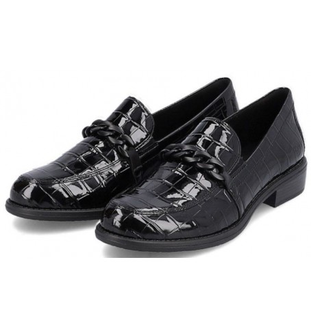 Rieker - Remonte D0F03-02 - Black varnish - D0F03$02.01R