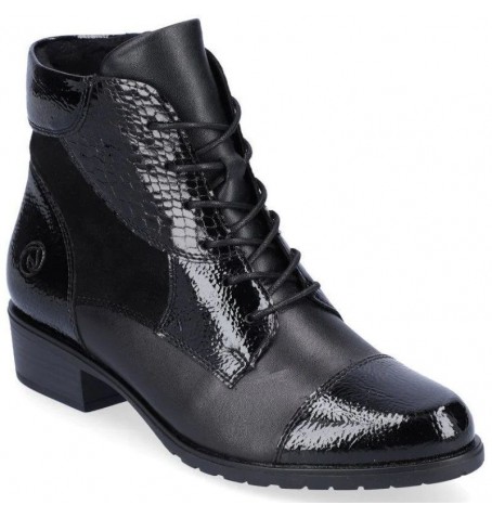 Rieker - Remonte D6882-01 - Black varnish - D6882$01.01R
