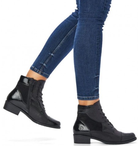 Rieker - Remonte D6882-01 - Vernis noir - D6882$01.01R