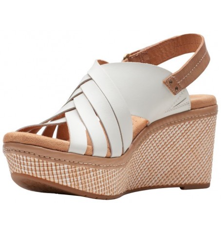 Clarks ELLERI GRACE 26171534 - White - ELLERIGRACE$14C