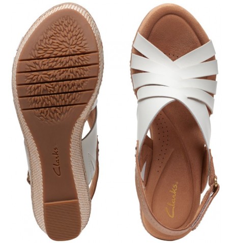 Clarks ELLERI GRACE 26171534 - White - ELLERIGRACE$14C