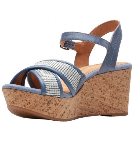 Clarks ELLERI PLUM 26171440 - Blue - ELLERIPLUM$04C