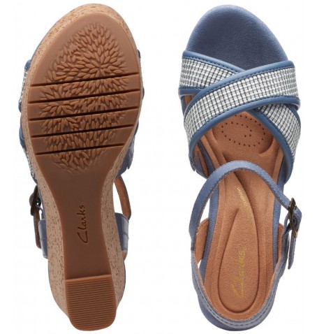 Clarks ELLERI PLUM 26171440 - Blue - ELLERIPLUM$04C