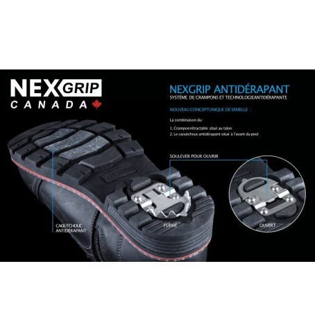NEXGRIP ICE RACHEL F723 - Argent gris - F723$ANT.18NG