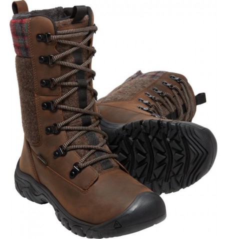 Keen GRETA TALL BOOT WP 1026599 - Brown - GRETATALL$F03K