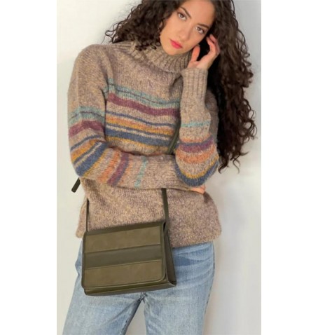 Espe KIM CROSSBODY - Green khaki - KIM CB$GREEN