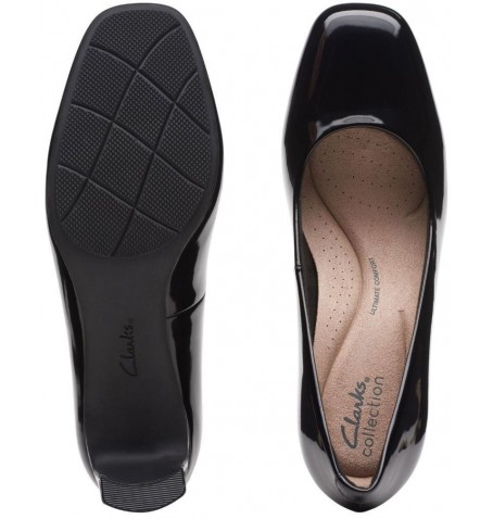 Clarks KYNDALL IRIS 26174304 - Black varnish - KYNDALLIRIS$01C