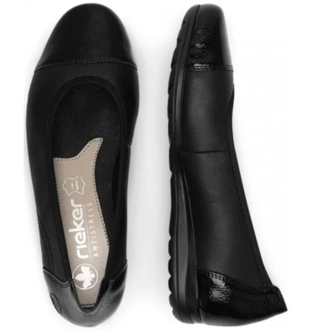 Rieker L9351-00 - Black varnish - L9351$00.01R