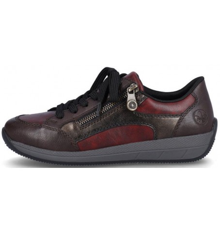 Rieker N1127-35 - Burgundy - N1127$35.06R Rieker N1127-35 - Burgundy - N1127$35.06R