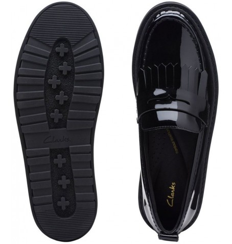 Clarks ORIANNAWLOAFER 26174875 - Black varnish - ORIANNAWLOA$01