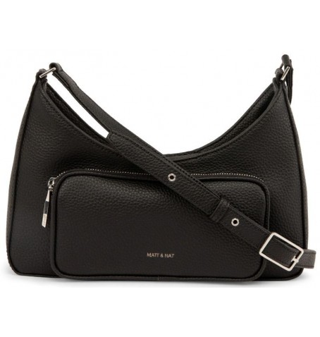 Matt & Nat PALM VEGAN CROSSBODY BAG - Black - PALM$BLK