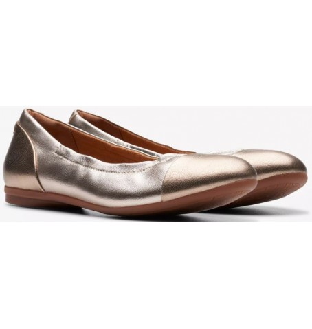 Clarks RENA JAZZ 26170593 - Metallic Gold - RENAJAZZ$17CL