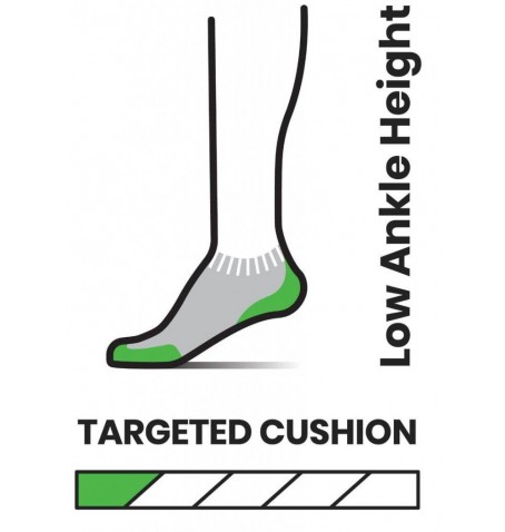 Smartwool RUN ZERO CUSHION LOW ANKLE - Rose - SW001670$823