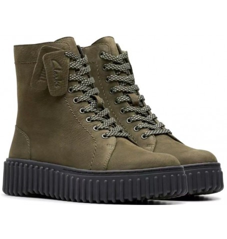 Clarks TORHILL RISE 26179123 - Green khaki - TORHILLRISE$11C