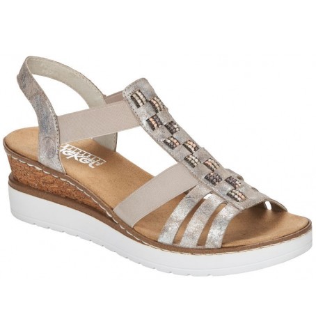 Rieker V3822-90 - Silver Grey - V3822$90.18R