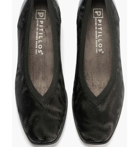 Pitillos 10112 - Black varnish - 10112$01PT