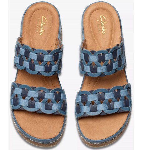 Clarks KASSANDA MULE 26181437 - Blue - KASSANDAMULE$04